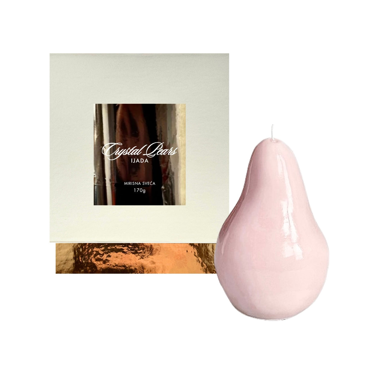 CRYSTAL PEAR SVEĆA BLUSH u poklon kutiji