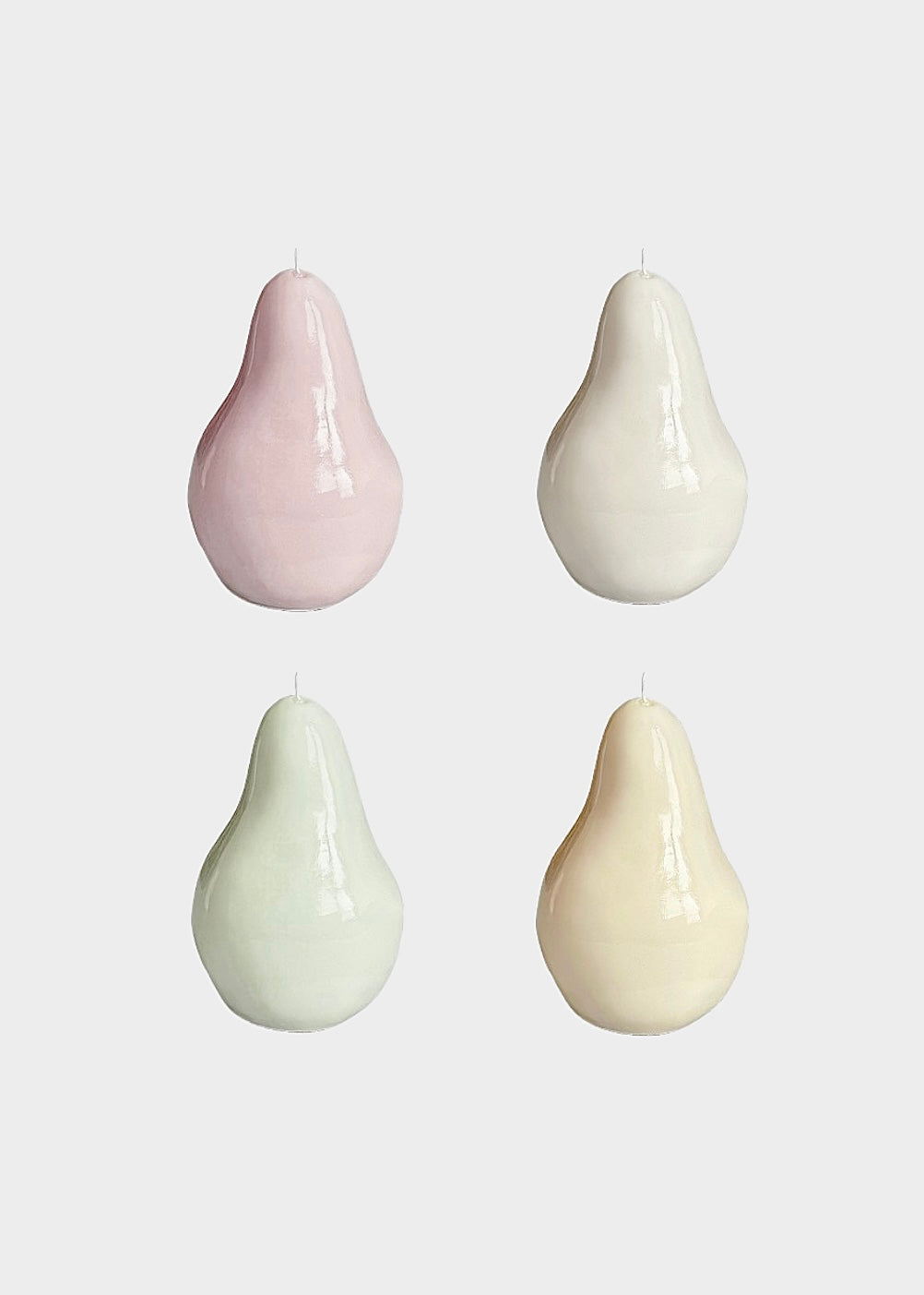 CRYSTAL PEARS MINIS set od 4 mini sveće